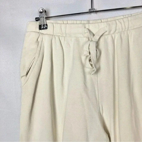 O'Neill Cream Stripe Leg High Rise Jogger Sweatpants M - Picture 4 of 5